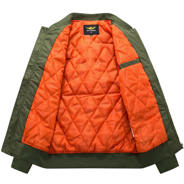 Men's YAMA autumn and winter fat men's sports casual cotton jacket…