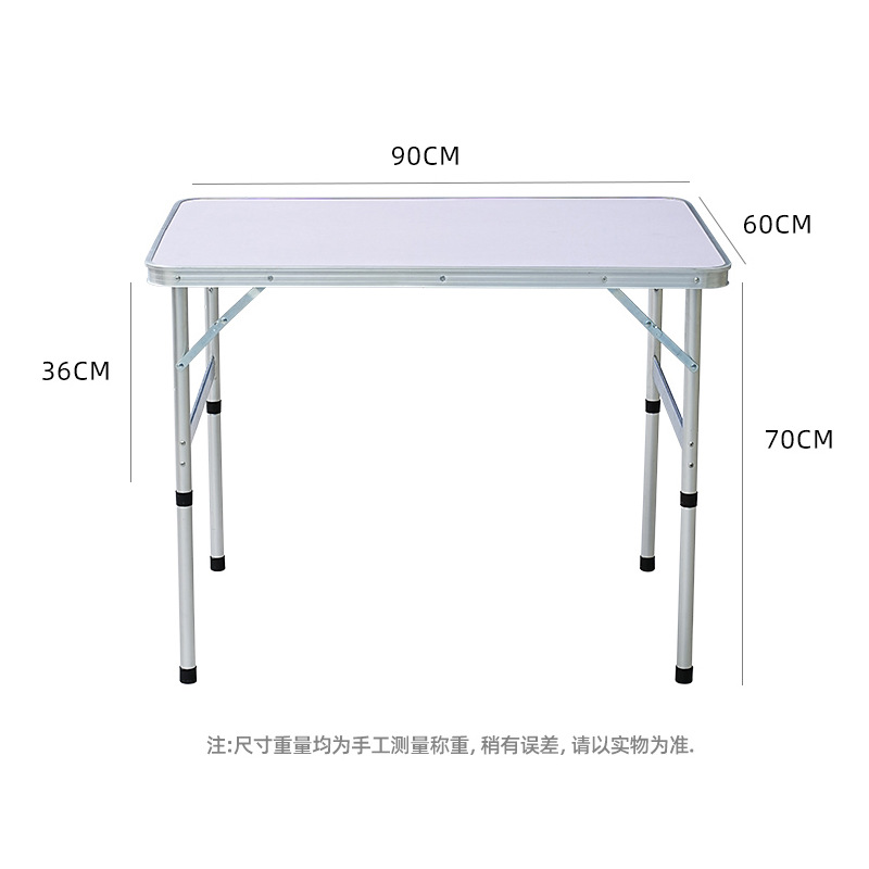 Nuevo tipo de mesa plegable de aleación de aluminio portátil al aire libre multifuncional simple mesa de pícnic mesa fábrica al por mayor