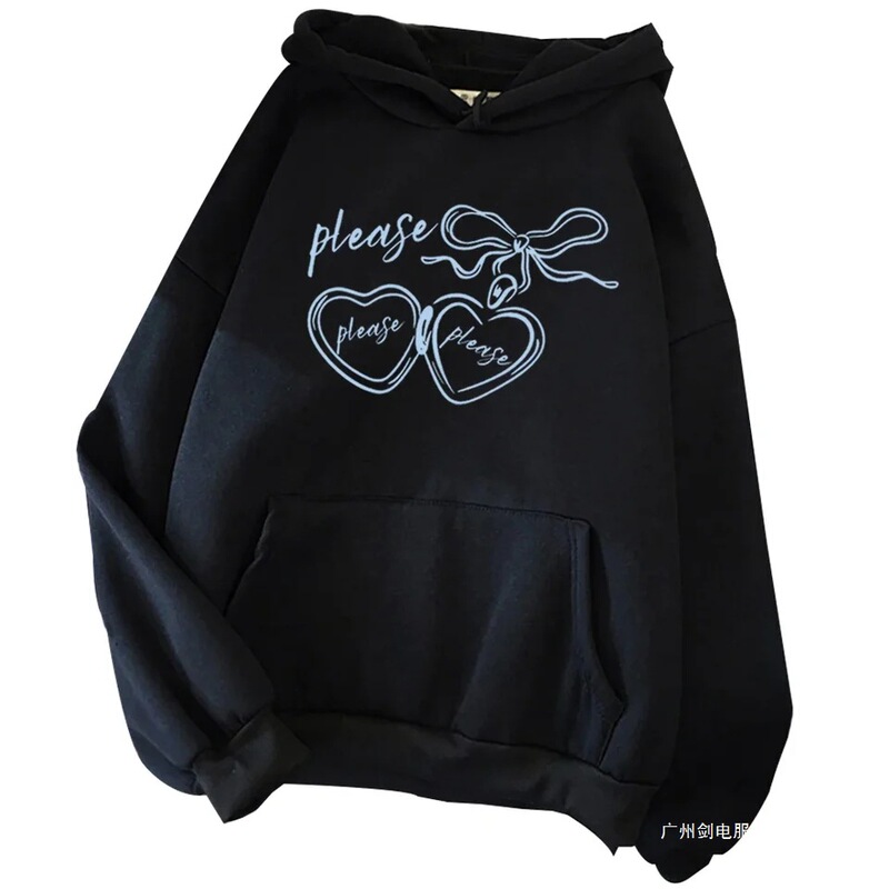 Sabrina Carpenter Hoodie, Please, Please, Please Music Hoodie Harajuku Long Sleeve Sweatshirt Streetwear