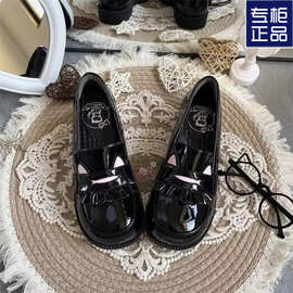 小皮鞋正版原创奶芙厚底增高圆头JK制服鞋超软洛丽塔学院风乐福鞋
