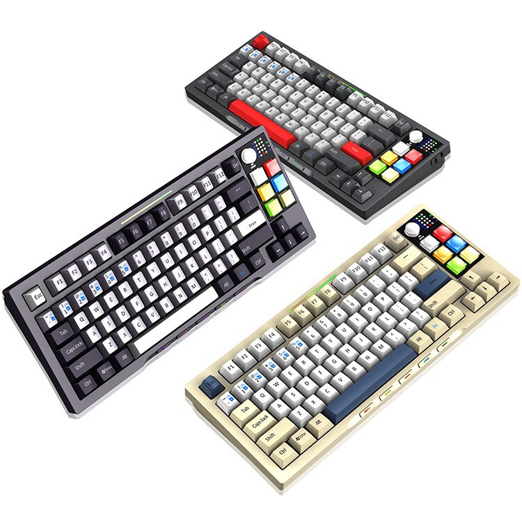 Customized Mechanical Keyboard Via Vial Qmk Custom Cnc Aluminum Lump Mechanical Keyboard Magnetic Axis Keyboard