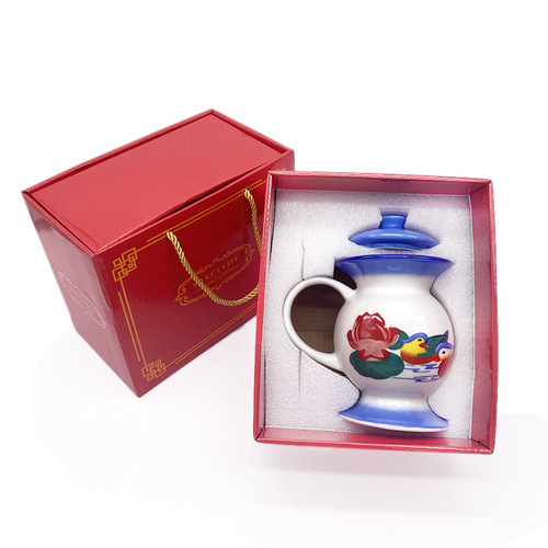 Funny spittoon mug, nostalgic retro old-fashioned urinal, toilet ceramic cup, funny spoof sand sculpture gift