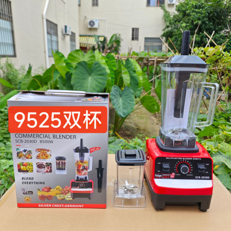 跨境新款3L6in1blender商用不锈钢大功率纯铜搅拌机绞 碎冰榨汁机|undefined