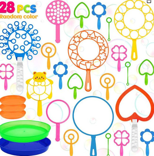 Cross-Mirror e-commerce suministro de varias herramientas de soplado de burbujas traje de actividades al aire libre burbuja colorida burbuja al por mayor