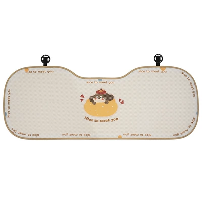 Seat cushion, seat cover All Seasons Cute Cartoon Car - honeycomb-bow-hat-puppy-seat-cushion-rear