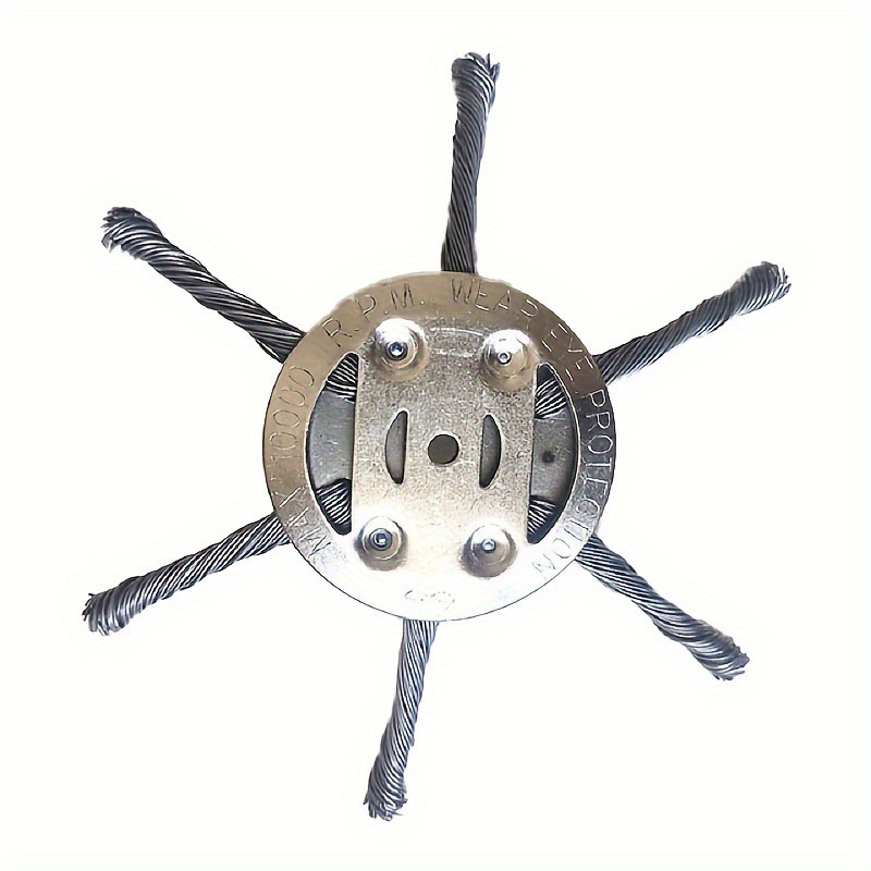 Lawn mower steel wire weeding blade 6inch grass cutting head weeding disc garden accessory blade
