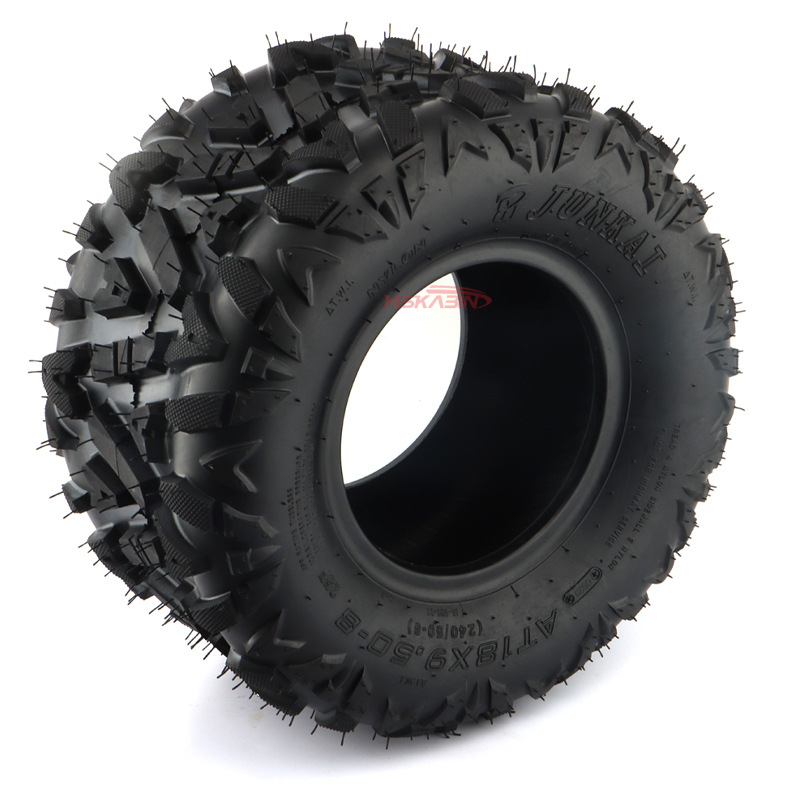 四轮ATV沙滩车草坪车配件AT18X9.50-8寸巡逻车观光车A字花外轮胎