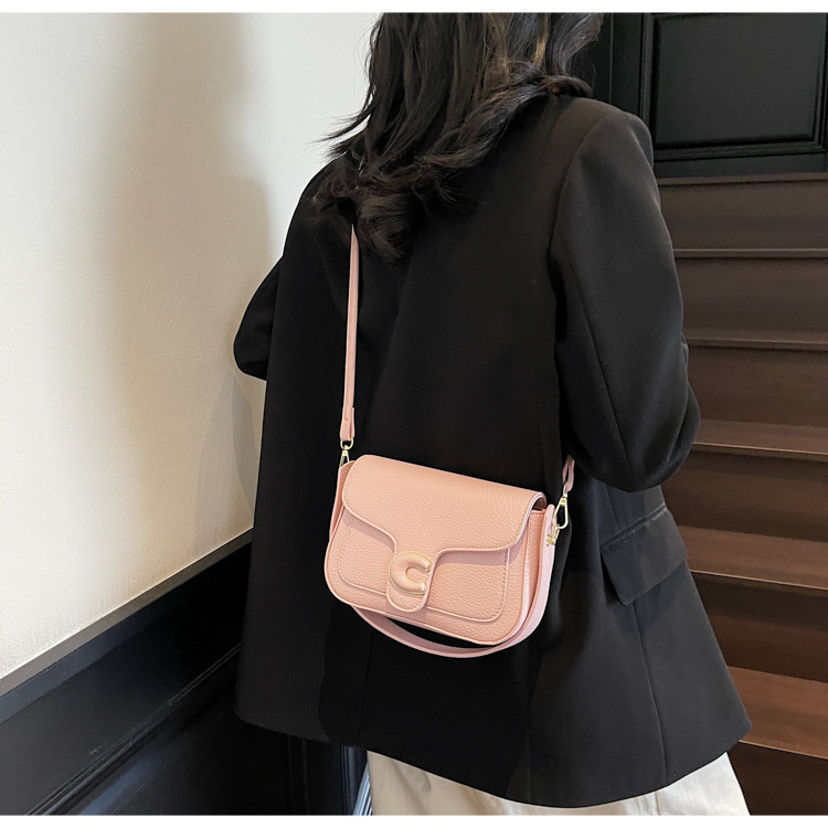 Korean niche fashion handbag for women 2025 new style simple solid color casual small square bag with a sense of high-end crossbody undefined