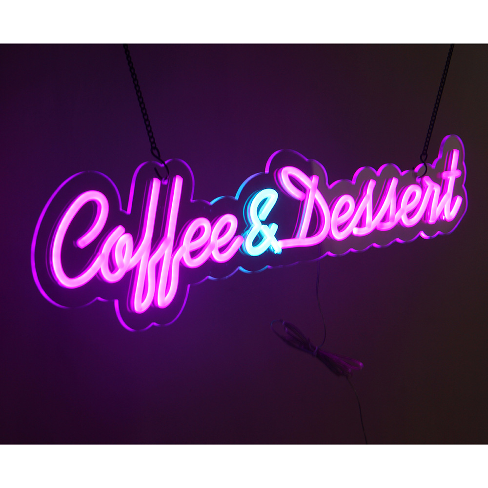 亚马逊霓虹灯发光字母氛围灯酒吧咖啡店装饰造型灯LED Neon Signs