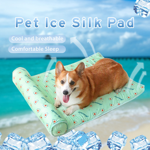 Pet supplies cat bed wholesale Amazon ice mat summer cooling mat ice silk mat dog bed cat bed