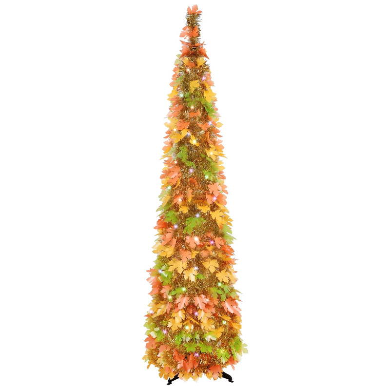 クロスボーダークリスマスデコレーションメープルリーフツリー折りたたみ伸縮式クリスマスツリー感謝祭パーティー装飾装飾品|undefined