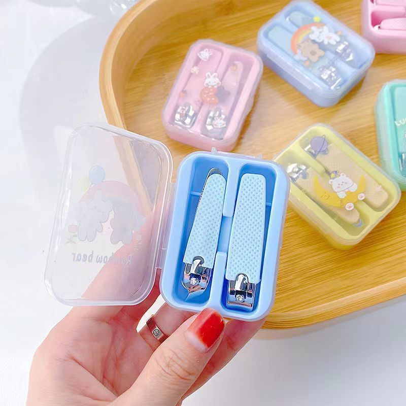 K-Style of Ins Style Girly Heart Nail Scissors Multifunctional Nail Clippers Durable Cartoon Tools Cute Portable Diagonal Pliers