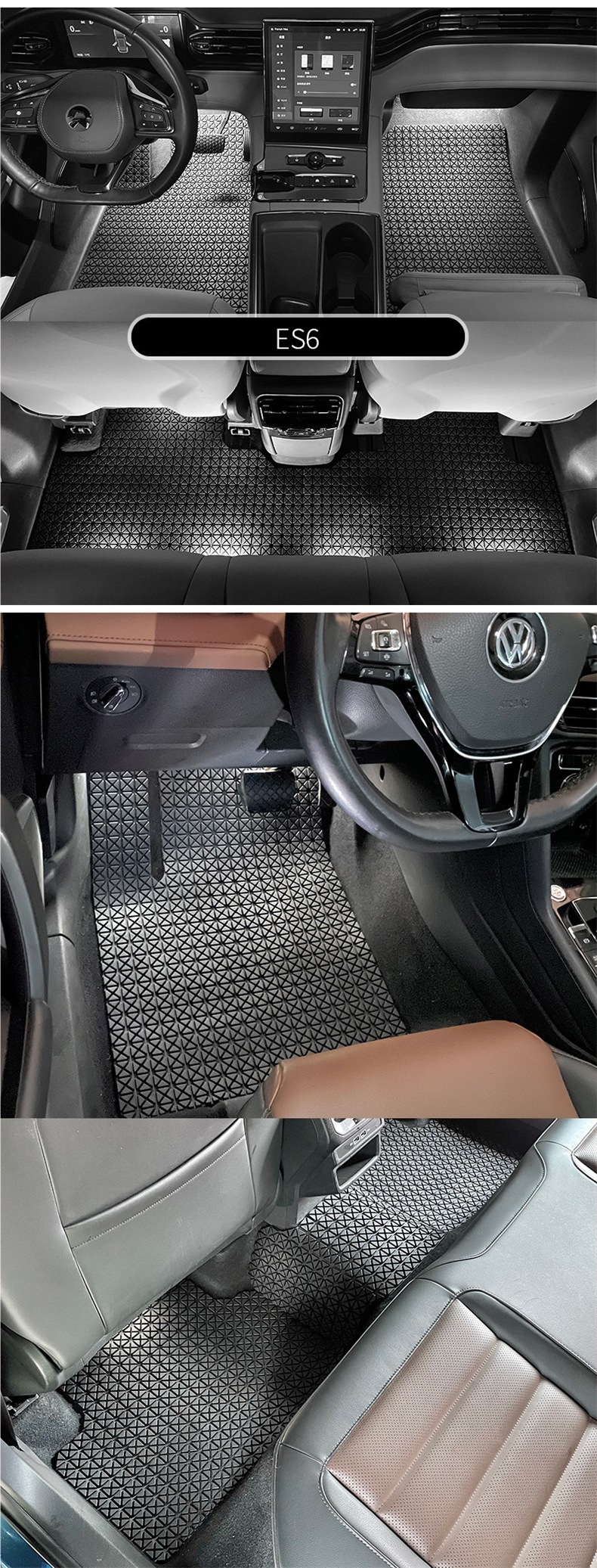 TPE car floor mats are specialized non-slip, wear-resistant, odorless rubber waterproof carpet-style car mats