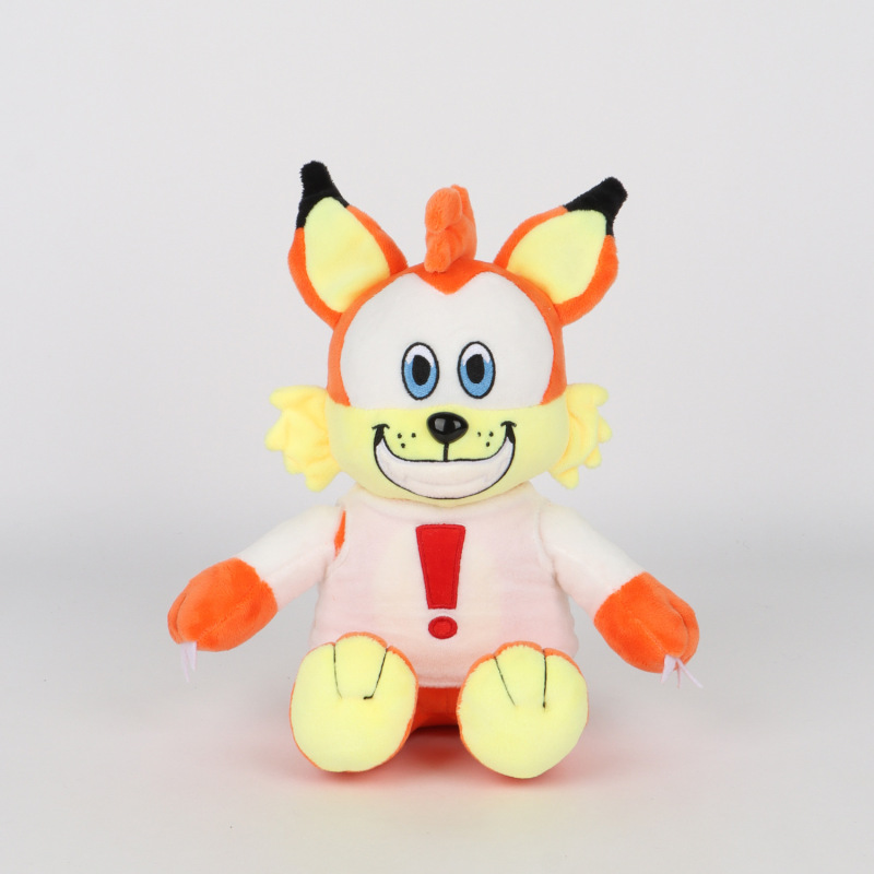 跨境新品bubsy plush超级大笨猫巴比斯游戏周边毛绒玩具公仔娃娃|undefined