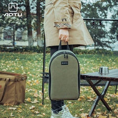 Outdoor tableware, portable set, picnic knife, picnic cooker, barbecue kitchenware storage bag, camping supplies, empty bag