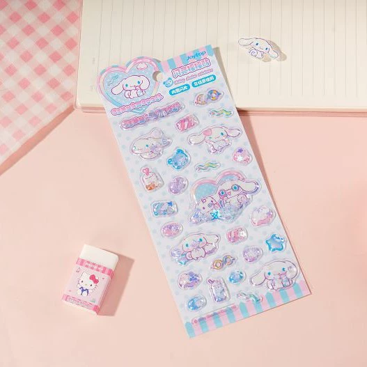 Joytop Yuemu маршмэллоу-сияние наклейка подлинная Sanrio мультфильм анимация стикер Shake