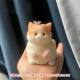 Simulation Big Fat Cat Pinch Music Hand-painted Big Mac Fat Cat Decompression Toy DIY Creative Gift Cute Ornaments