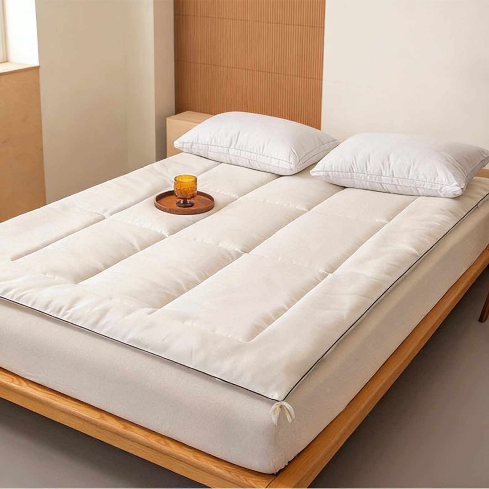 【A급】 흰색 두께 약 3cm 콩 모양