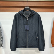 欧洲站P家 2025SS秋季新款轻质连帽休闲男夹克外套 高端大牌一手