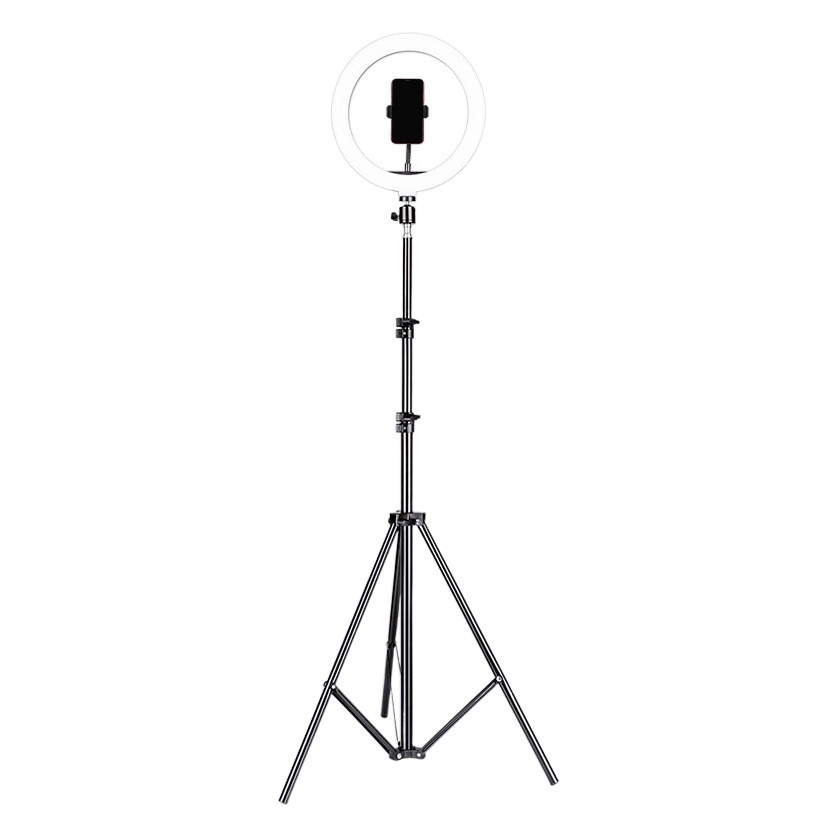 Teléfono móvil de una sola pieza soporte en vivo Luz de relleno multi-dispositivo conjunto completo de anclaje al aire libre selfie trípode de piso