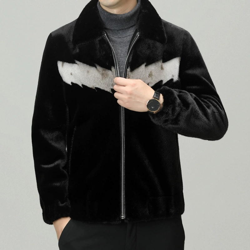 Winter oversized thick jacket, leisure style, padded warm, black, sizes 48–58