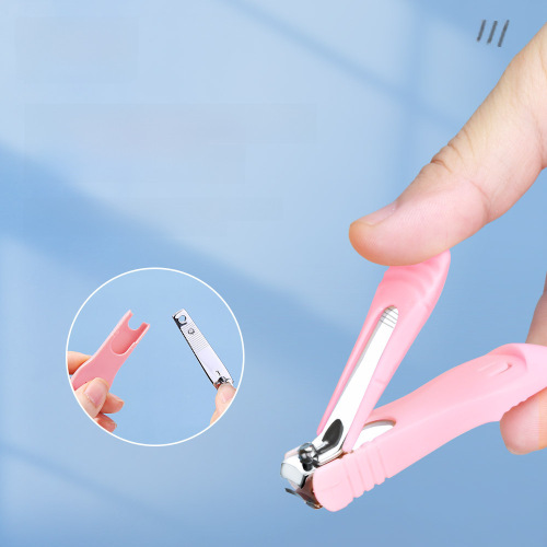 Lamer 3-Piece Nail Care Set, Stainless Steel Nail Clippers, Polishing & Grinding Bar, V-Shaped Dead Skin Fork 3036