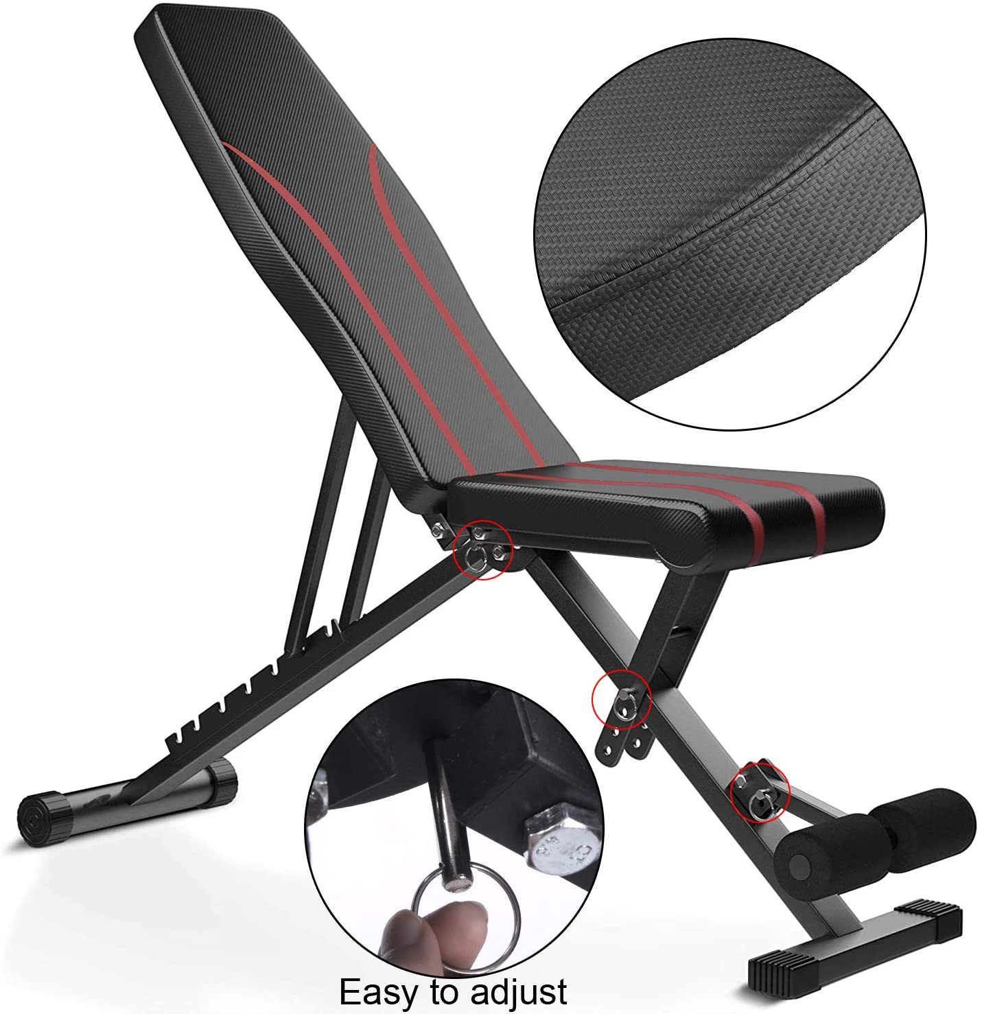 仰卧起坐健身器材家用男辅助功能腹肌板健身椅飞鸟卧推凳哑铃凳
