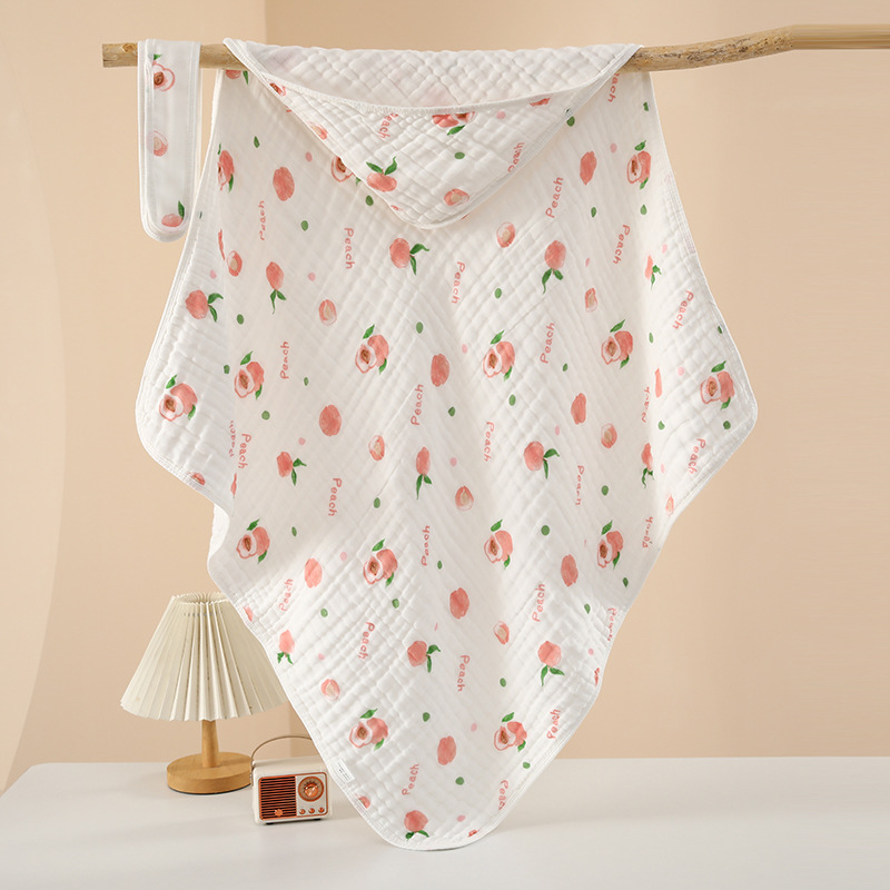 Baby Cotton Gauze Holding Quilt Birth Room Covered Scarf Newborn Spring and Autumn Covered Scarf Baby Swaddling Scarf Four Seasons