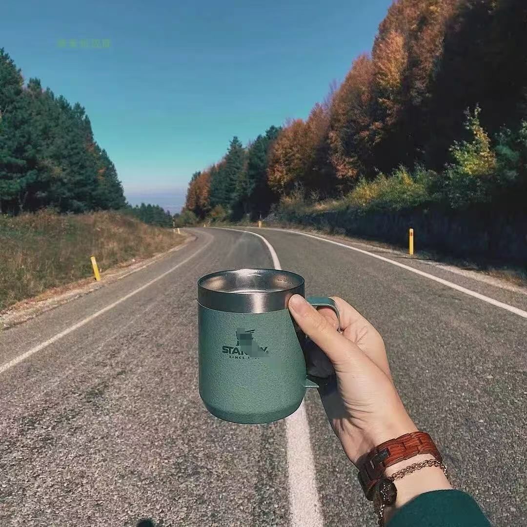 Stan.ley, EE. UU., Stan. Lee con un asa con una taza de agua de aislamiento y refrigeración de acero inoxidable 304, taza de té de oficina