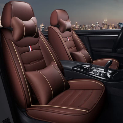 2024 New Amazon All-inclusive All-leather Four Seasons General Motors Cushion Cross-border Explosions Foreign Trade Wholesale (Four Seasons Pad) - coffee-luxury-single-seat