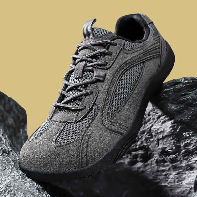 Large size wide-toed men's shoes, summer breathable men's German training shoes, barefoot wide-foot widened non-slip casual couple's sneakers Large size wide-toed men's shoes, summer breathable men's German training shoes, barefoot wide-foot widened non-slip casual couple's sneakers