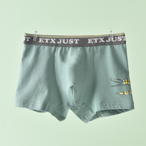 ETX JUST children's underwear stretch cotton type A boys' boxer briefs, medium and large children's shorts and teenagers underwear manufacturer