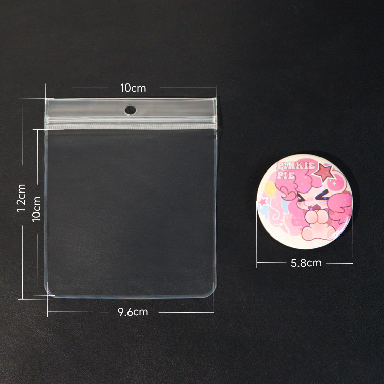 Lỗ treo 10*12cm * trong suốt hai mặt * 34 dây * 1