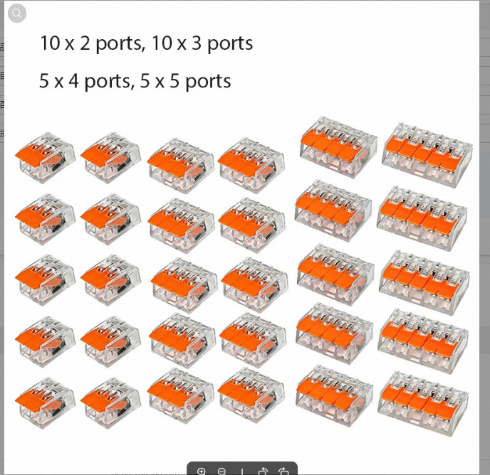 PCT222-412/413/415/Universal Terminal de alambre suave y duro electricista conector de terminal rápido