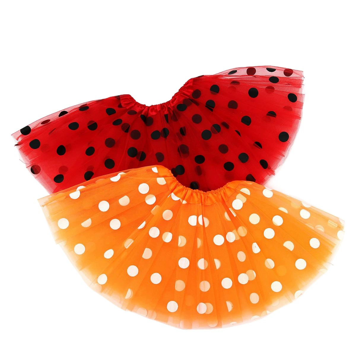 Детская юбка-пачка с принтом принцессы, сетчатая, трехслойная, из 6 частей, большая юбка.