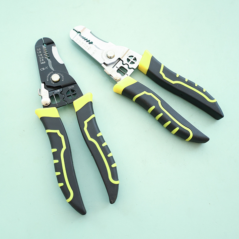 Fabricante de venta multifuncional pinzas de descascar de alambre de grado industrial especial pinzas de descascar de alambre de artefacto de presión de alambre de descascar de piel pinzas de corte de alambre