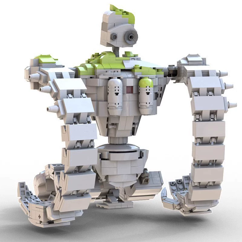 MOC-201801 Bigmore совместим с Lego Creative Sky City, каменный робот, анимация Миядзаки, инстанция