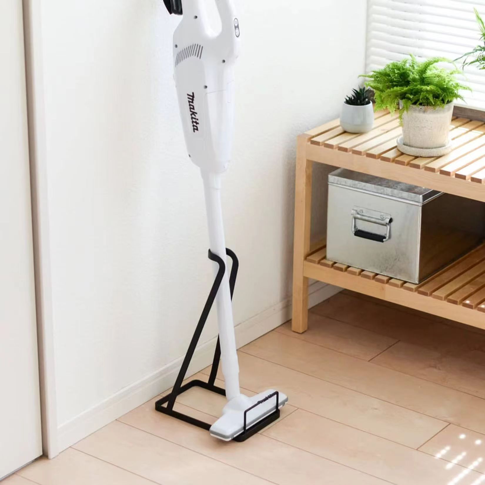 Estante de almacenamiento para aspiradora japonesa, estante de almacenamiento de pie para aspiradora doméstica, soporte para aspiradora de mano, estante para fregona, venta al por mayor