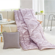 蚕丝汽车抱枕被子两用车载加厚保暖车用折叠靠背夏凉被沙发靠熙唐