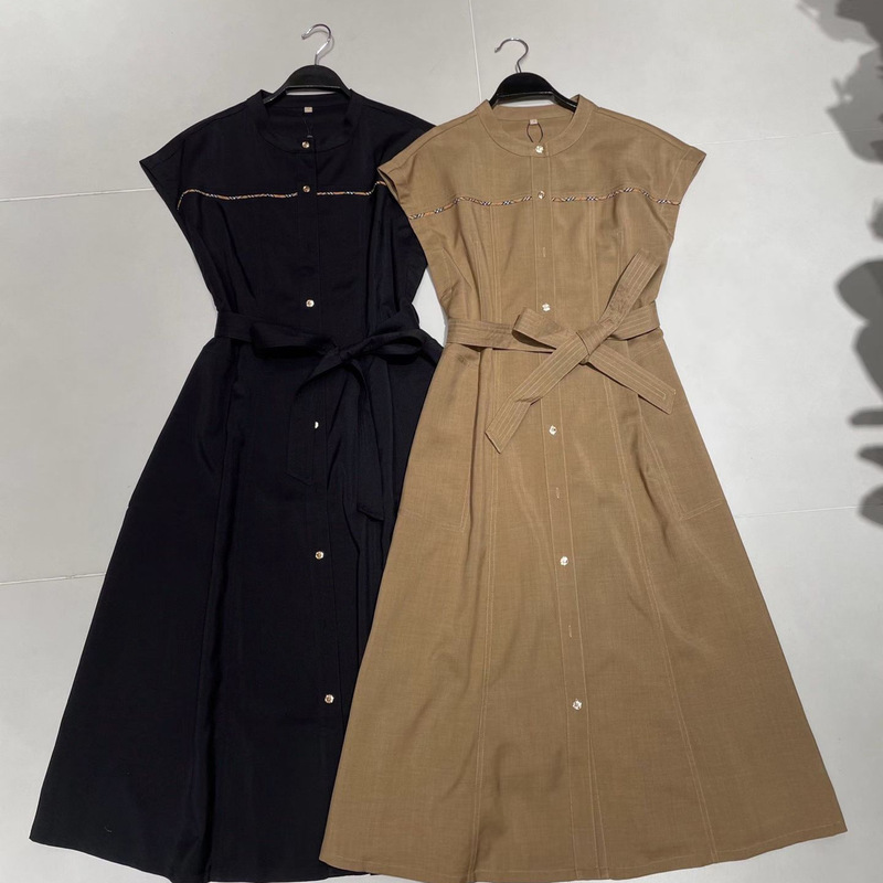 2026 New Style British Style Sleeveless Shirt Dress for Women, Waist-Cinching, Slimming, Mid-Length, Tie-Up, Elegant A-Line Dress 2026 New Style British Style Sleeveless Shirt Dress for Women, Waist-Cinching, Slimming, Mid-Length, Tie-Up, Elegant A-Line Dress