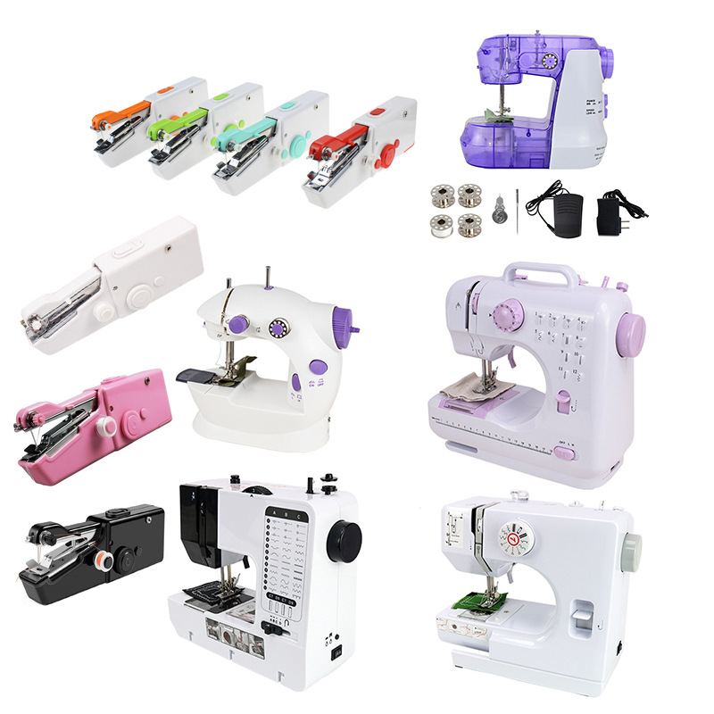Electric Sewing Machine, Fully Automatic, Small Household Electric Multi-Function Foot-Operated Sewing Machine, Can Be Used as a Mini Handheld Sewing Machine