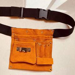 Heavy-Duty Cowhide Tool Kit & Electrician's Bag