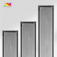 304 Invisible Stainless Steel Long Floor Drain High-Flow Bathroom Odor-Proof Tile Concealed Drain Shower Room Ultra-Narrow Drain