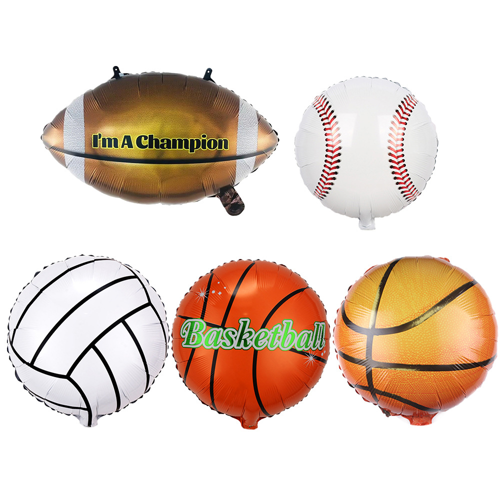 Basketball Football Aluminum Film display picture 1