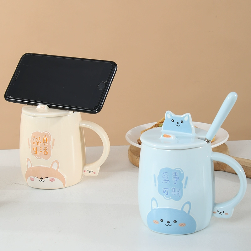 Керамическая чашка Mark Cup для милых девушек, домашняя водная чашка, пара чашек для детей, офисная с креативной супер милой бхайаной
