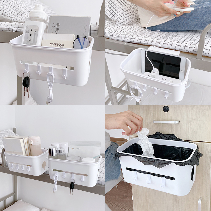 Oq5M Wholesale Dongha Dormitory Wall-Mounted Trash Can Cabinet Side Mini Small Kitchen Garbage Basket Hanging Cabinet Door Bed