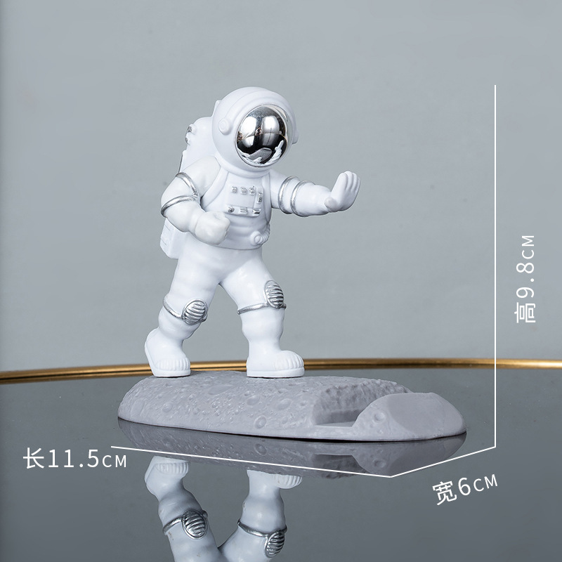 軽くて豪華な宇宙飛行士の装飾品、ドラマ視聴用のアーティファクト、ライブブロードキャストサポートスタンド、怠け者の読書用携帯電話スタンド、デスクトップの見栄えの良い|undefined