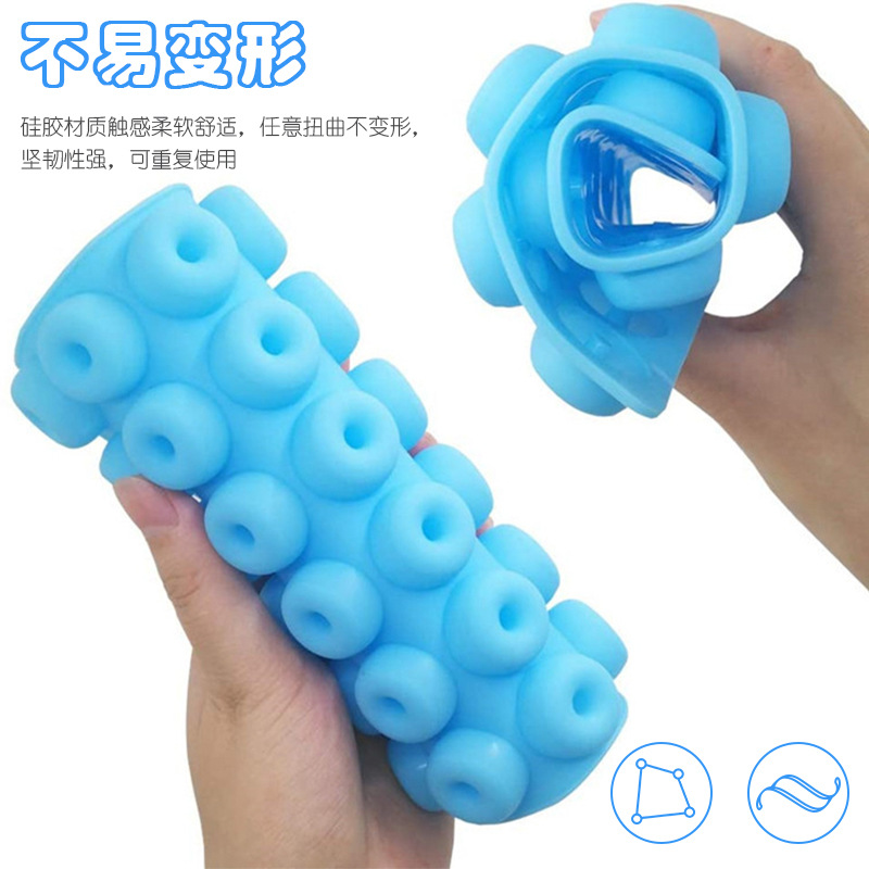 Fábrica en stock calidad alimentaria amor hueso donut QQ Caramelo Suave molde DIY silicona hecho a mano suplemento alimenticio molde