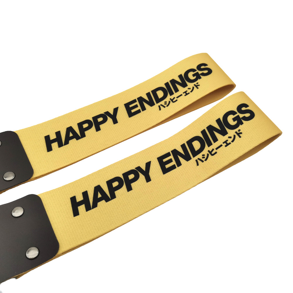 Car Modification Jdm Trailer with Triangle Buckle Insurance Front Bumper Lip Decoration Traction Rope Tail Throat Personalized Decorative Streamer