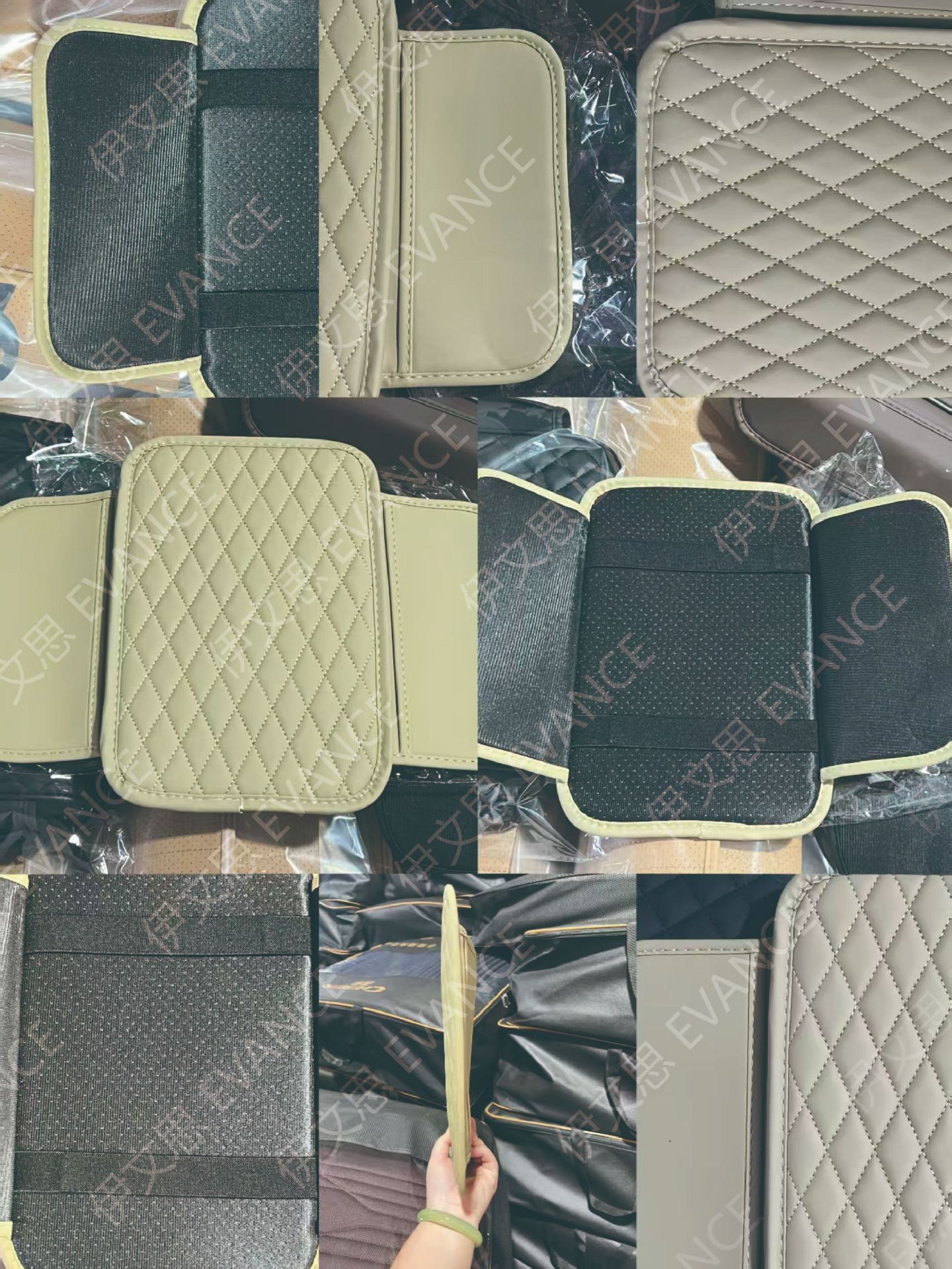 Cross-border Special Car Armrest Box Pad Multifunctional Storage Napapi Car Armrest Raising Pad Armrest Box Cover